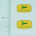 John Deere 5/8" Yellow/Green 4 Legged Deer Logo Sticker Pair Main Image