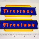 Marx Firestone Pickup Truck Replacement Sticker Set Pair Main Image