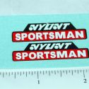 Pair Nylint Sportsman Camper Trailer Stickers Main Image