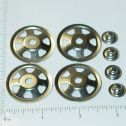 Set of 4 Buckeye Toy Trucks Replacement Hubcaps Toy Part Main Image