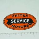 3" Wide United Motor Service Sticker Main Image