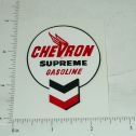 2" Wide Chevron Supreme Gasoline Sticker Main Image