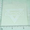 2" Wide White Conoco Sticker Main Image