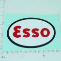 2.5" Wide Esso Oil Oval Sticker Main Image