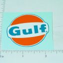 2" Round Gulf Oil Sticker Style 2 Main Image