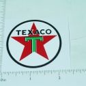 2" Texaco Gasoline Round Sticker Main Image