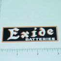 3" Wide Exide Batteries Sticker Main Image