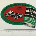 5" Wide 1953 Bardahl Motor Oil Oval Sticker Main Image