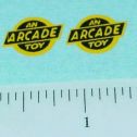 Pair Yellow/Black Arcade Toys Vehicle Stickers Main Image