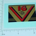 Buffalo Toys V-16 Coupe Grill Sticker Main Image