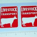 Pair Buckeye/Dunwell Cattle Livestock Trlr Stickers Main Image