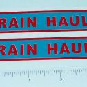 Pair Buckeye Grain Hauler Semi Trailer Stickers Main Image