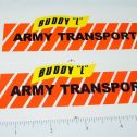 Pair Buddy L Army Transport Truck Stickers Main Image