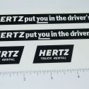 Buddy L Hertz Auto Hauler Semi Sticker Set Main Image