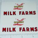 Pair Buddy L Milk Farms Truck Sticker Set Main Image