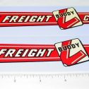 Pair Buddy L Van Freight Lines Sticker Set Main Image