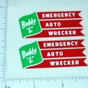 Pair Buddy L Emergency Wrecker Truck Stickers Main Image