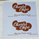Pair Buddy L Charles Chips Van Sticker Set Main Image