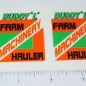 Pair Buddy L Machinery Hauler Semi Truck Stickers Main Image