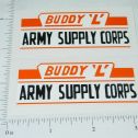 Pair Buddy L Army Supply Corps Style 2 Stickers Main Image