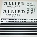 Buddy L Allied Van Lines Pre-War Semi Sticker Set Main Image