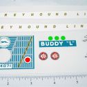 Buddy L Windup Greyhound Bus Sticker Set Main Image