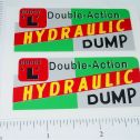Pair Buddy L Dual Action Hydraulic Dump Stickers Main Image