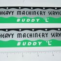 Pair Buddy L Heavy Machinery Service Truck Stickers Main Image