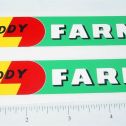 Pair Buddy L Farms Ride On Horse/Wagon Stickers Main Image