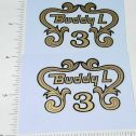 Pair Buddy L Ranchero Fire Pumper Replacement Stickers Main Image
