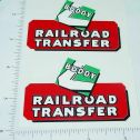 Pair Buddy L Railroad Transfer Truck Sticker Set Main Image