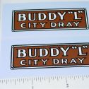 Pair Buddy L Junior Series City Dray Sticker Set Main Image