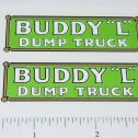 Pair Buddy L Pre-War Dump Truck Sticker Set Main Image