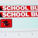 Buddy L School Bus Van Replacement Sticker Set Main Image