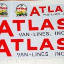 Buddy L Atlas Van Lines Semi Truck Sticker Set Main Image