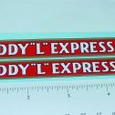 Pair Buddy L Pre War Express Line Truck Stickers Main Image