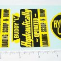 Buddy L Hyd Operated Scoop N Dump Sticker Set Main Image