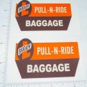 Pair Buddy L Pull N Ride Baggage Truck Sticker Set Main Image