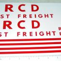 Tonka RCD Fast Freight Semi Truck Sticker Set Main Image