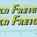 Pair Tonka Freighter Semi Trailer Stickers Main Image
