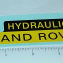 Tonka Hydraulic Land Rover Replacement Sticker Main Image