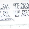 Tonka Tanker Semi Truck Sticker Set Main Image