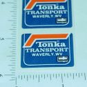 Tiny Pair Tonka Transport Original NOS Stickers Main Image