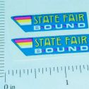 Tiny Tonka State Fair Original NOS Sticker Pair Main Image