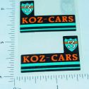 Tiny Tonka Koz Cars Original NOS Sticker Set Pair Main Image