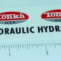Pair Tonka Turbine Hydraulic Dump Truck Sticker Set Main Image