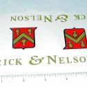 Pair Tonka Frederick & Nelson Semi Truck Sticker Set Main Image