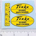 Tonka Giant Bulldozer Script Style Replacement Sticker Set Main Image