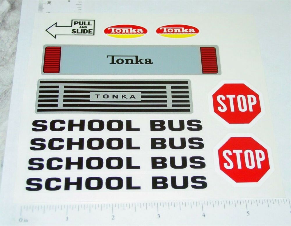 Mightly Tonka Scraper Replacement Stickers        TK-226 
