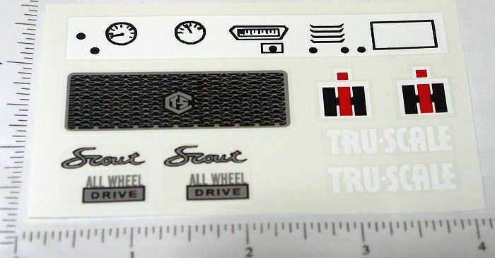Tru Scale US Mail International Scout Stickers   TS-006